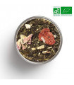 Thé vert/oolong aromatisé Strawberry Blush BIO - 100gr