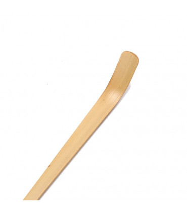 Cuillère à thé en bambou, faite à la main.