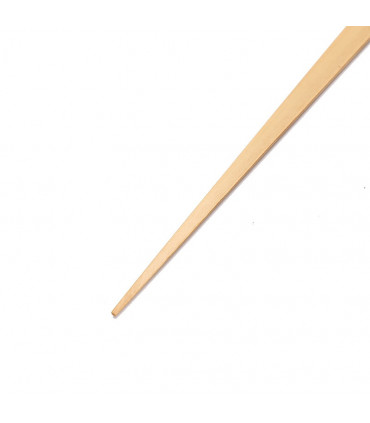 Cuillère à thé en bambou, faite à la main.